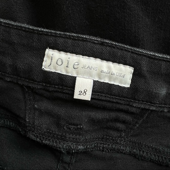 JOIE black The Moto Skinny jean in caviar with zipper accents - Picture 7 of 10